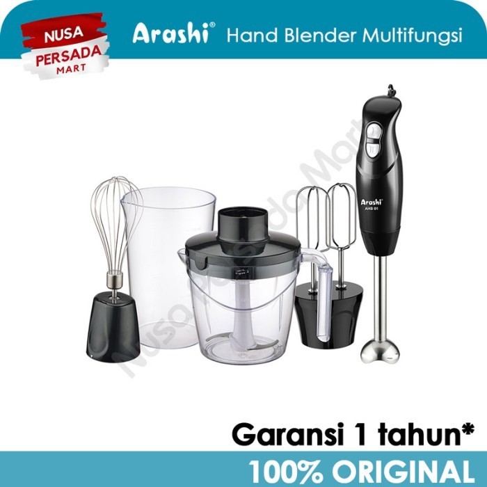 Arashi Ahb 01 Blender Immersion Hand Blender 5 In 1