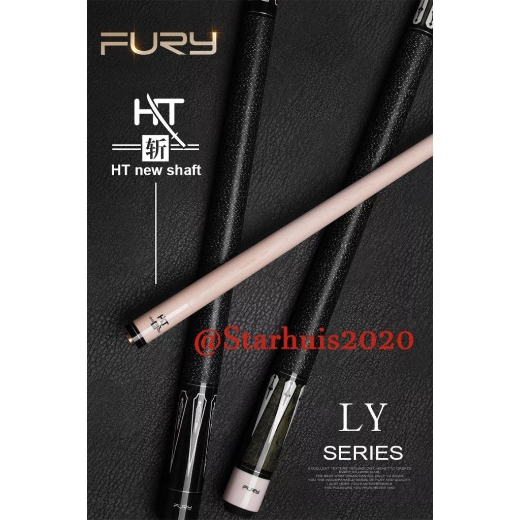 STIK BILLIARD KUALITAS TERBAIK " FURY " LY CLASSIC SERIES LINEN WRAP