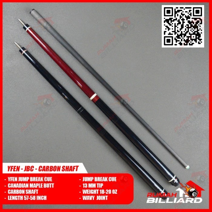 STICK BILLIARD - BILLIARD CUE - YFEN JUMP BREAK CUE - CARBON SHAFT