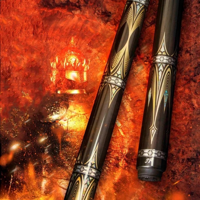 J FLOWERS JF20-26 GOLD ORO AMERICAN STYLE BILLIARD POOL CUE STICK