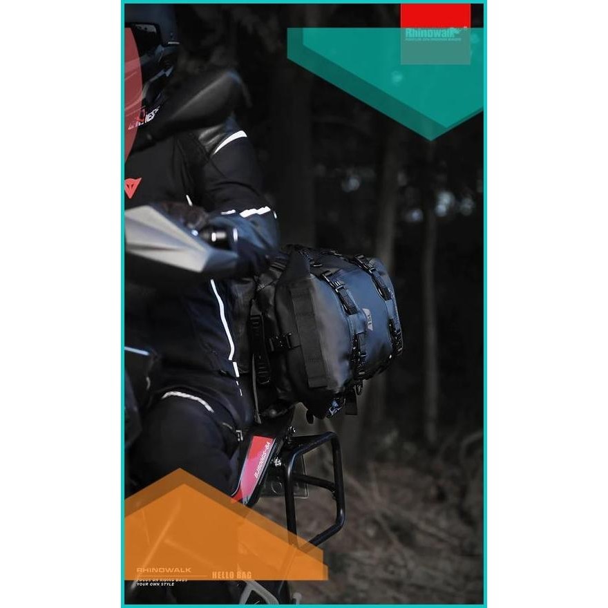Rhinowalk Waterproof Modular Motorcycle Packs 8L / 15L / 30L - Black 1