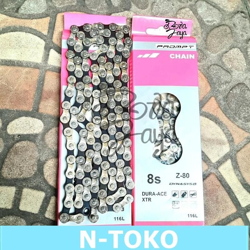 RANTAI CHAIN MTB 8 Speed 8sp PROMPT SILVER Sepeda Sparepart Termurah