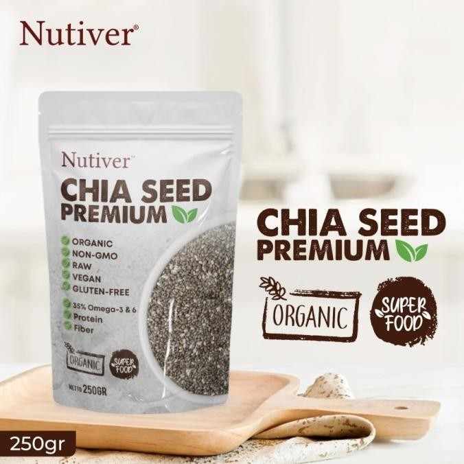 

CHIA SEED ORGANIC PREMIUM 250 GR/CIA SEED MEXICO BUMBU DIET /CHIASEEDS VS99