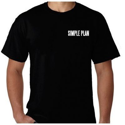 Kaos T Shirt Pria Simple Plan