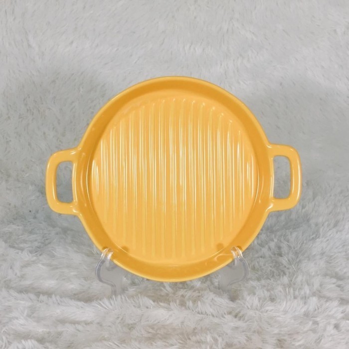 Ceramic Plate Oven Friendly / Piring Bulat Keramik/ Nordic Round Plate