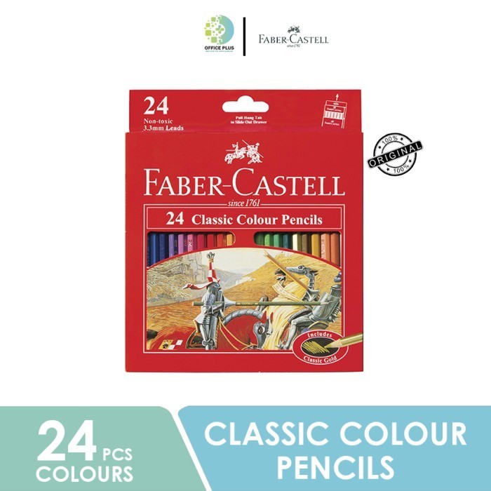 

Sil Warna Classic / Sil Warna Panjang Isi 24 Pcs Faber Castell