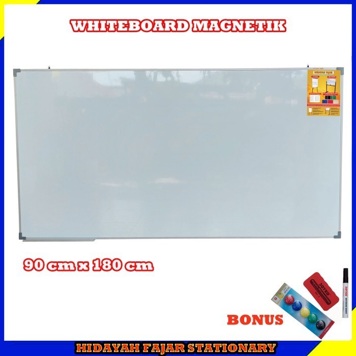 

Papan Tulis - Whiteboard - Papan Tulis Magnet 90 X 180