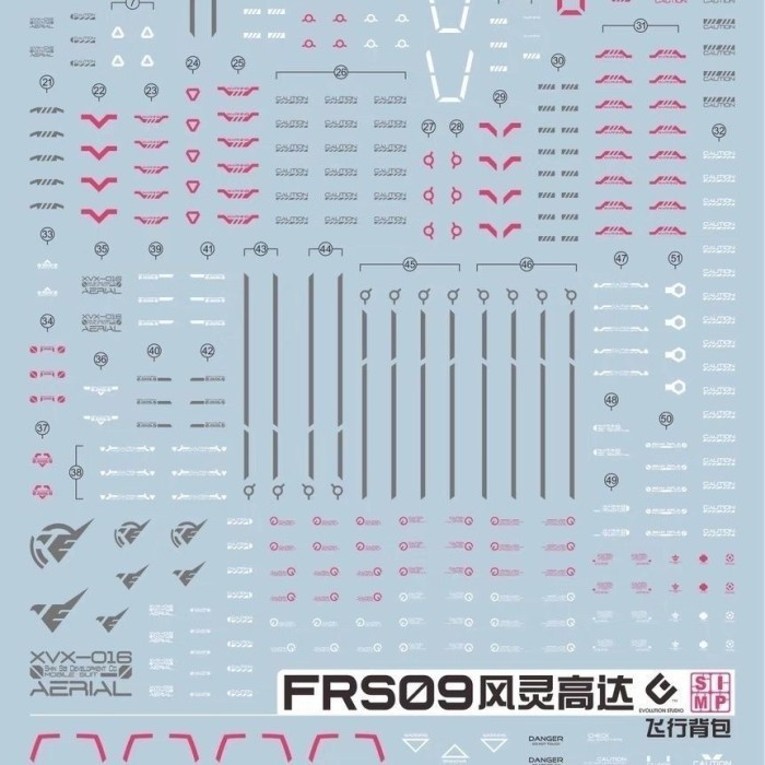 water decal FM Aerial evo Studio