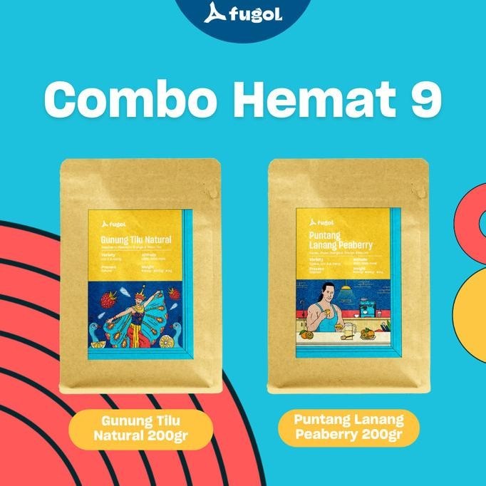 

Paket 9 Combo Hemat Biji Kopi Arabika Fugol Specialty Coffee