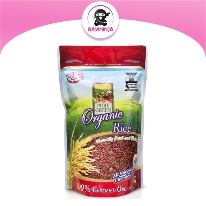 

Pure Green Beras Organik Beras Merah 1 Kg