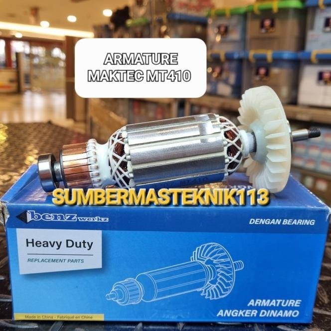 Armature Maktec Mt410 Angker Mesin Marble Cutter Maktec Mt 410