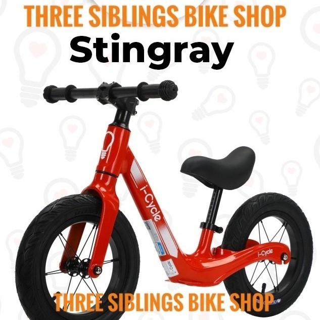 I-Cycle Balance Bike Stingray (Red, Blue, Yellow)