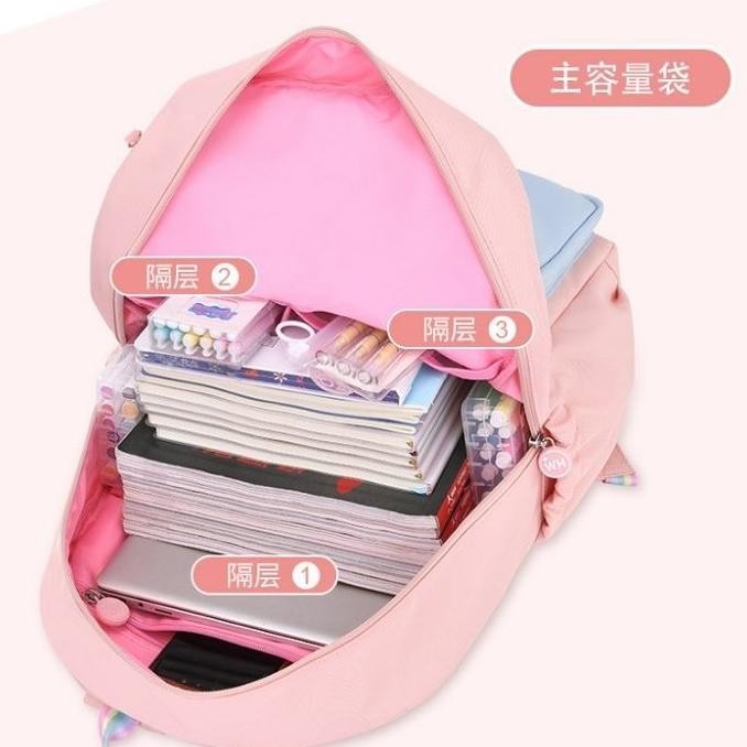 Tas Sekolah Anak Perempuan Sd Smp Cantik Ransel Import Backpack Cewek
