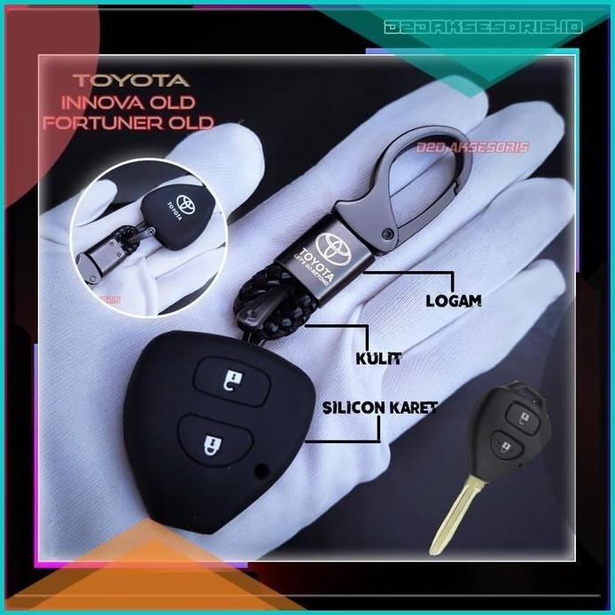 Gantungan/kunci keyless remote mobil toyota innova fortuner old model