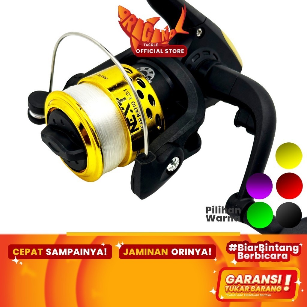 Reel Pancing Spinning NEXT Costa Mini Murah Plastic 200