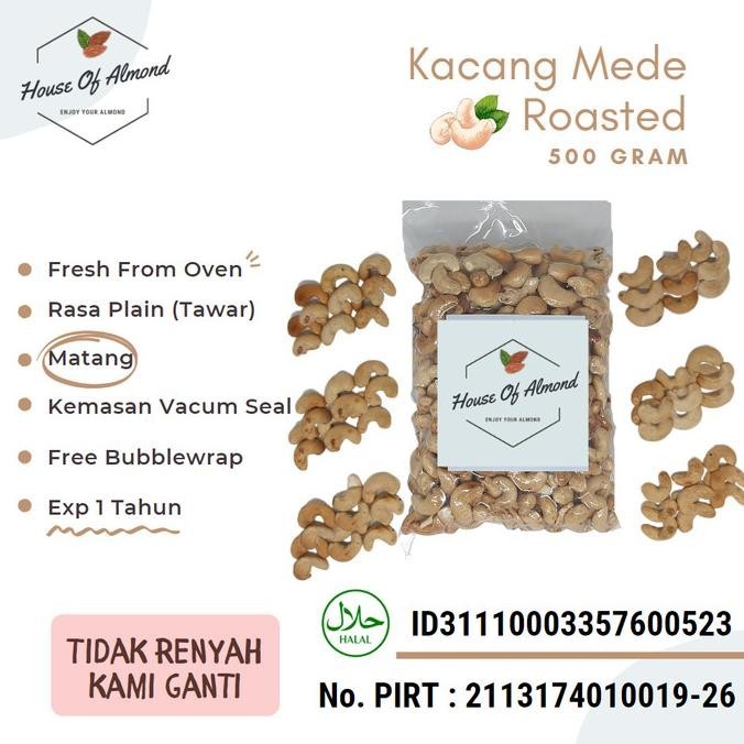 

Kacang Mede / Mete Panggang Jumbo 500Gr