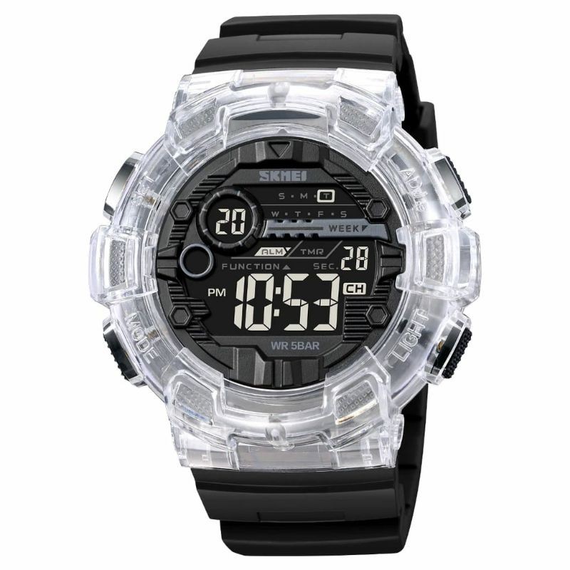 Jam Tangan Skmei 2110 Original Terlaris Anti Air Kasual Fashion Digital Rubber