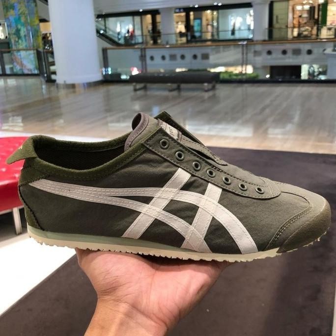 Onitsuka Slip On Mantle Green Original Authentic