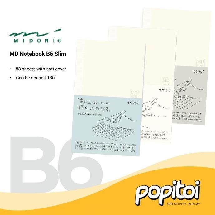 

Midori MD Notebook B6 Buku Tulis Catatan Diary Jurnal Bullet Journal