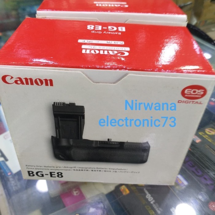 BATERAI GRIP CANON BG-8 (ORIGINAL CANON) FOR CANON 550D/ 600D/700D/ MURAH