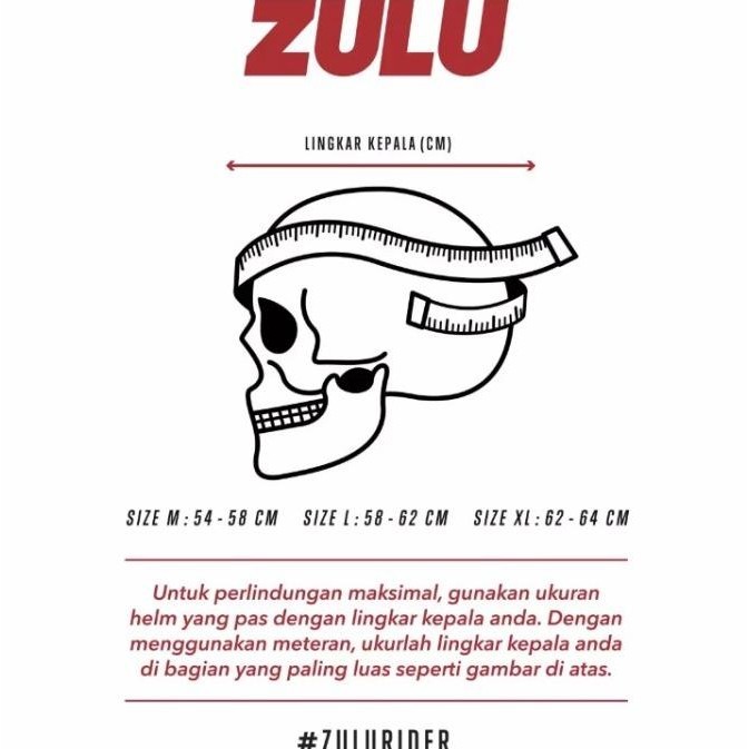 Helm Zulu Vespa Viper Black