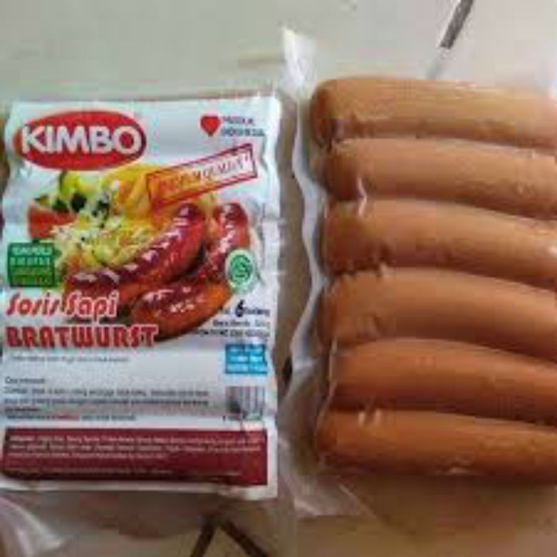 

Sosis Kimbo Bratwurst Original isi 10