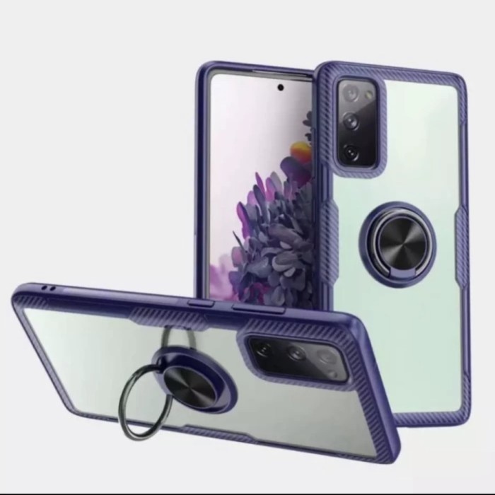Samsung S20 FE - Case Hybrid Ring Holder Stand - Casing S20FE