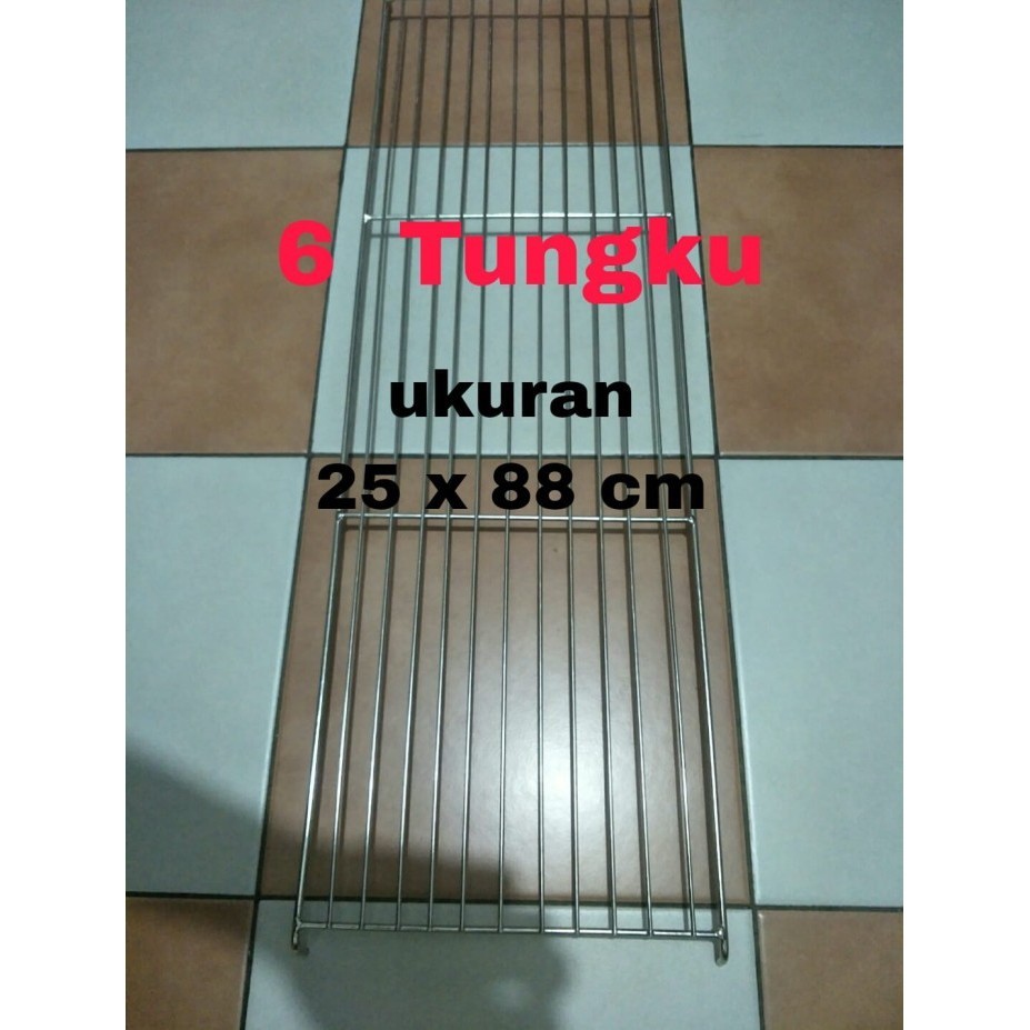 ><><><] tray alas besi bakaran kompor panggangan - dudukan kompor panggangan