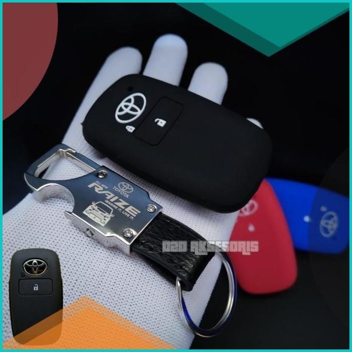 Gantungan kunci kulit stainless mobil Toyota RAIZE 13m4yZ4 accessories