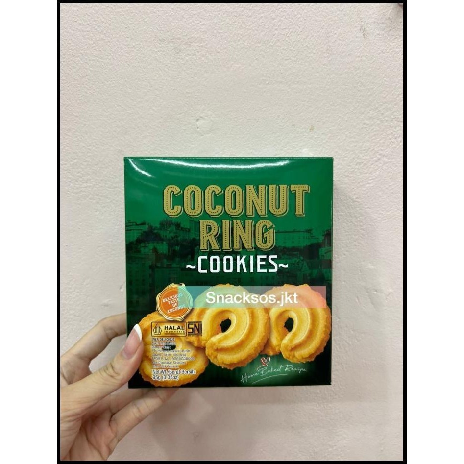 

Ever Coconut Ring Cookies / Butter Ring Cookie / Danish Butter Cookies