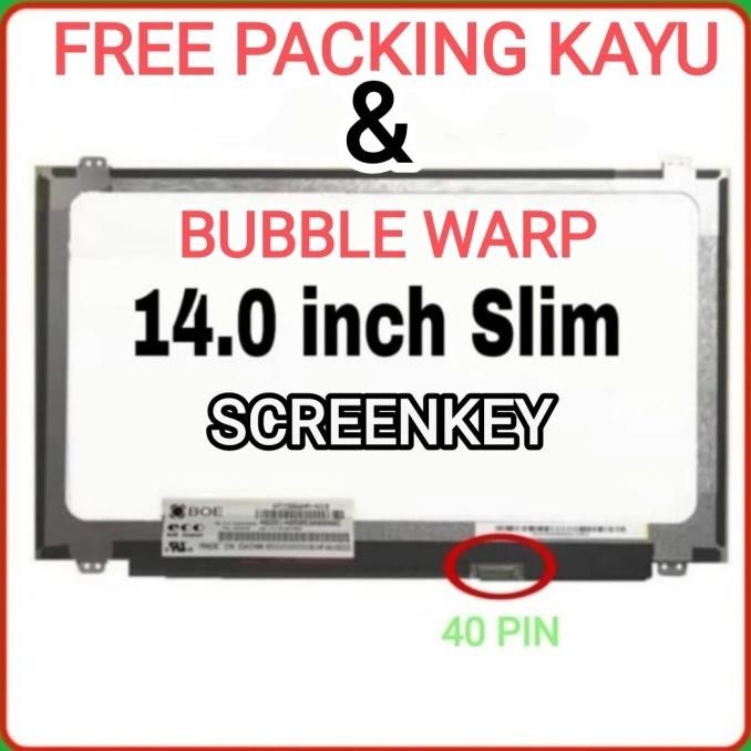 Lcd 14 Slim 40 Pin / Led 14 Slim 40 Pin / Lcd Laptop 14 Inch Slim 40