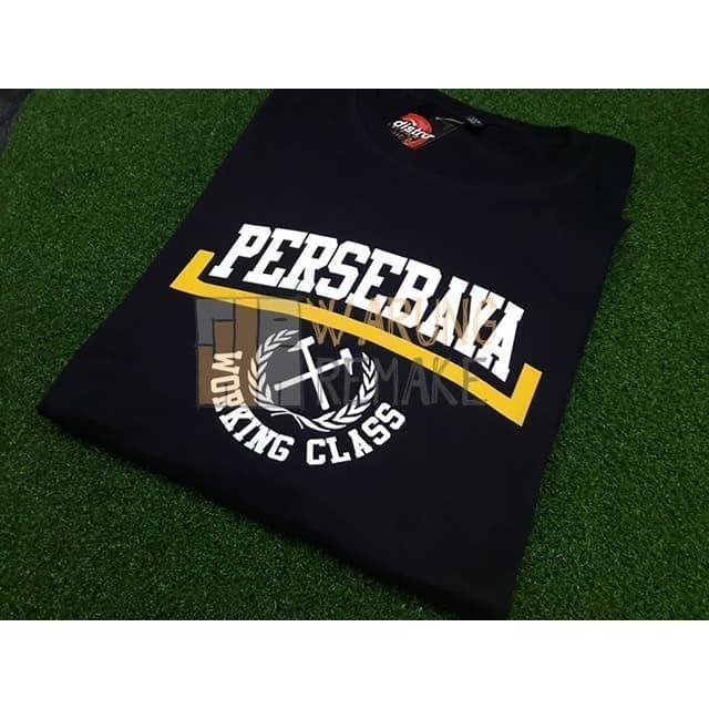 Kaos T Shirt Pria Persebaya Surabaya Working Class Hooligan Acab Casual Ultras Ellesse
