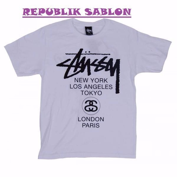 Kaos T Shirt Pria Stussy