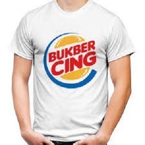 Kaos T Shirt Pria Bukber Cing Burger King