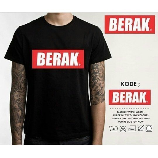 Kaos T Shirt Pria Berak