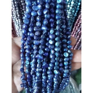 

*****] Mutiara Air Tawar Baroque 4-5mm Multicolor / Colored Baroque Freshwate