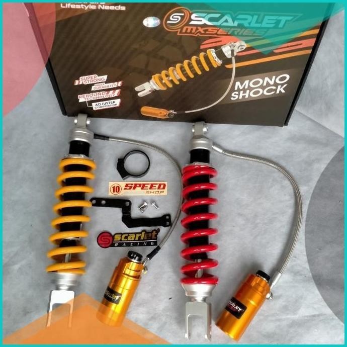 Shockbreaker Tabung Pisah Klx Crf Dtracker Scarlet Original Shock Klx