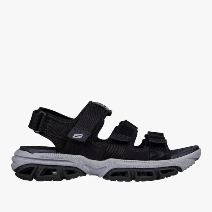Skechers Sepatu Sandal Pria Atlan Men's Sandal - Black Original