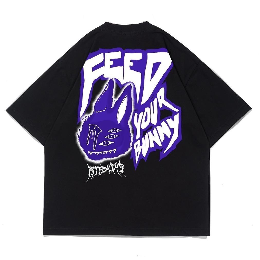 Viral Kaos Feed Bunny Black Aftersundays  Kaos Pria Wanita