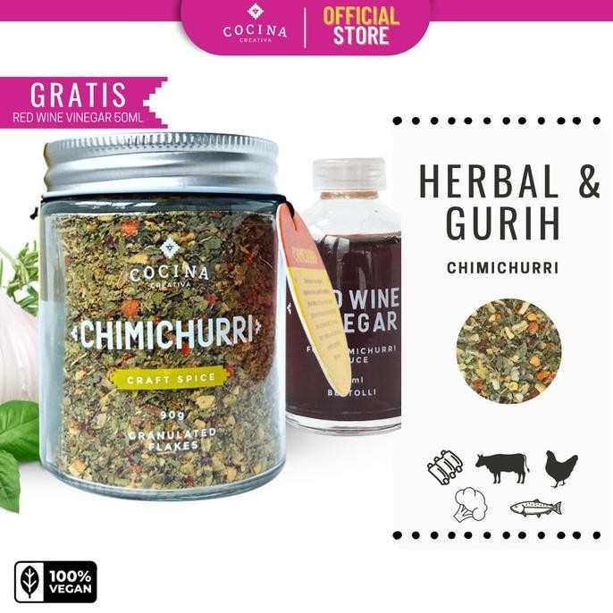 

Cocina Creativa Chimichurri - 90g - Free Red W Vinegar-Craft Spice u//