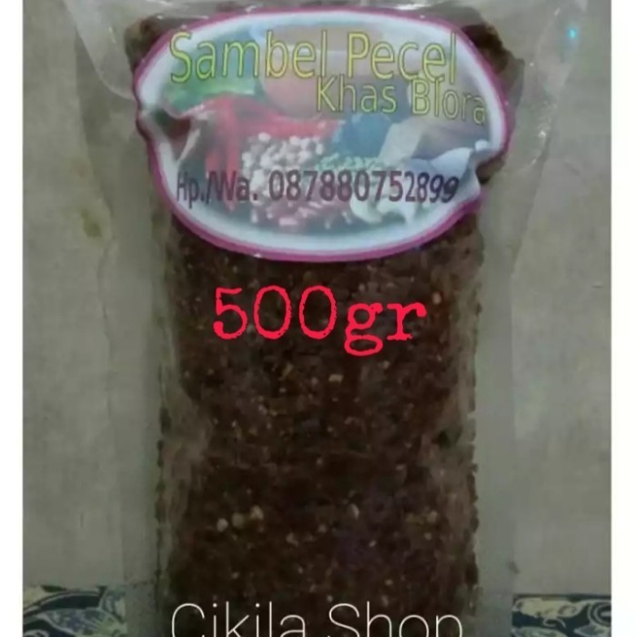 

Sambel Pecel Kacang Khas Blora 500Gr (1/2 Kg)