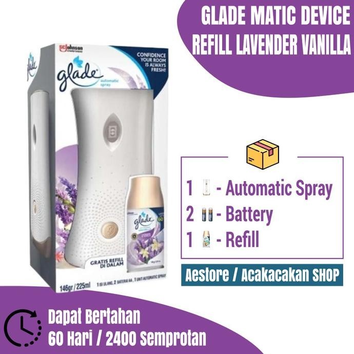 Glade Matic Device + Refill Lavender & Vanilla - Matic+Device