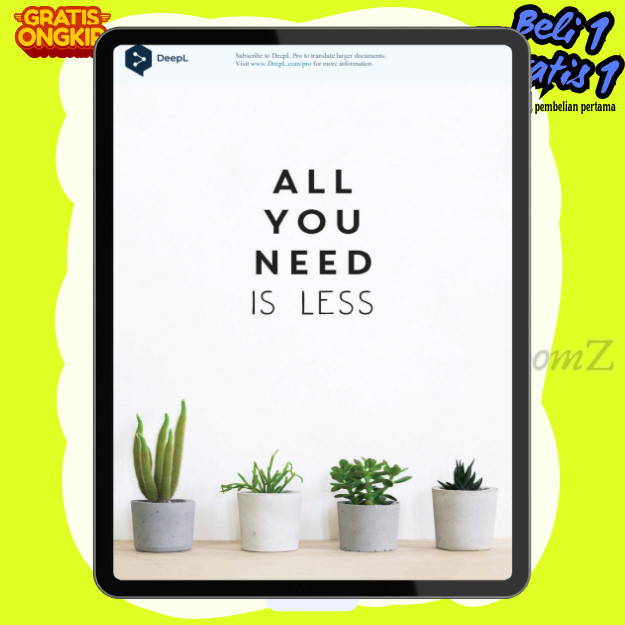 

IND1016 All You Need is Less - by Vicki Vrint-Revisi