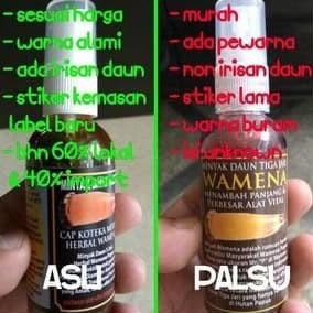 Minyak Wamena Asli Cap Koteka Merah, Pondok Herbal Papua