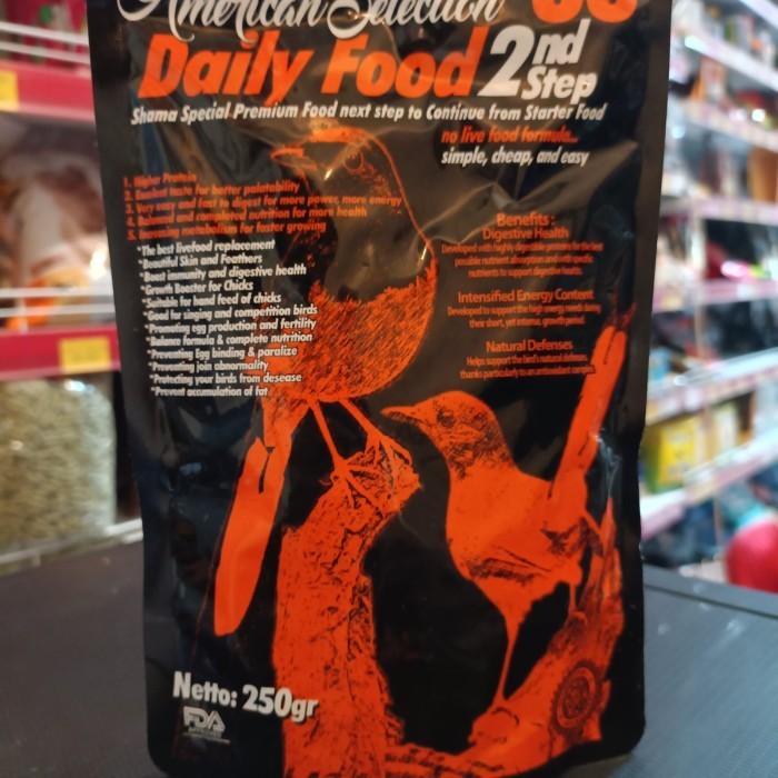 Ams American Selection Daily Food 250Gram Voer Harian Burung Murai Bat