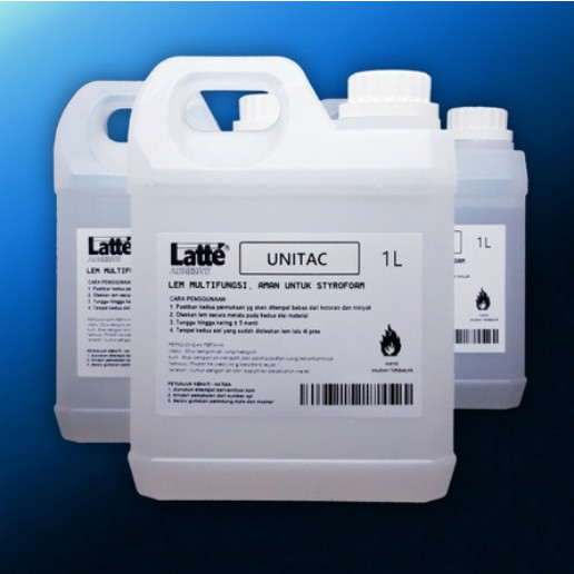 

Lem Styrofoam Gabus 1L Latte Unitac