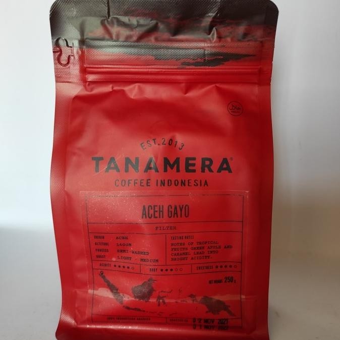 

Tanamera Coffee Aceh Gayo Whole Bean Arabica