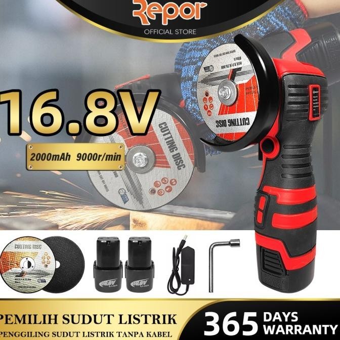 Brushless Angle Grinder Cordless Mesin Gerinda Tangan