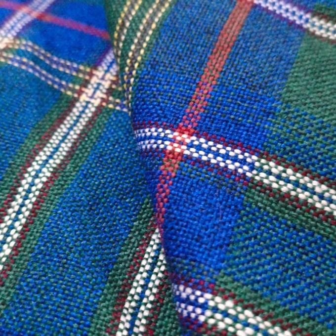 Kain Jok Mobil Fabric Tartan Kotak Hijau Cocok Untuk Katana Karimun