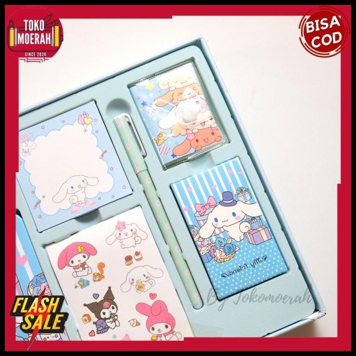 

HOT DEAL PAKET JURNAL 7 IN 1 SANRIO KADO ALAT TULIS BUKU STIKER LUCU UNIK MURAH !